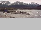 Ice floes in the Resurrection River.